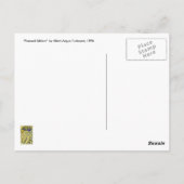 Jugendstil-Postkarte: PfauenIllustration Postkarte (Rückseite)