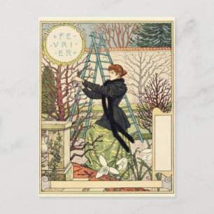 Jugendstil-Postkarte Postkarte