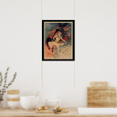 Jugendstil-Print "La Danse" - 16x20 Poster (Küche)
