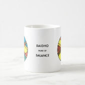Jugendstil-Raidho-Runen-Tasse – BALANCE! Kaffeetasse (Mittel)