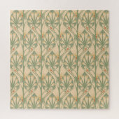 Jugendstil, Retro-Tapete-Design. Puzzle (Vertikal)