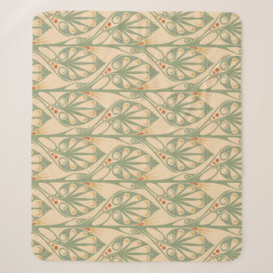 Jugendstil, Retro-Tapete-Design. Sherpadecke