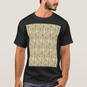 Jugendstil, Retro-Tapete-Design. T-Shirt
