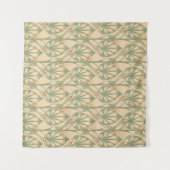 Jugendstil, Retro-Tapete-Design. Wandteppich (Vorderseite (Horizontal))