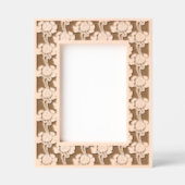 Jugendstil-Rose Floral & Foliage Muster Geätzte Rahmen (Vorderseite)