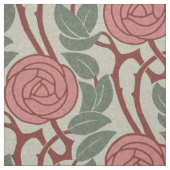 Jugendstil-Rose Stoff (Muster)