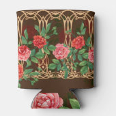 Jugendstil-Rose: Wicker Imitation Dosenkühler (Rückseite)
