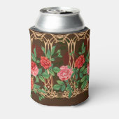 Jugendstil-Rose: Wicker Imitation Dosenkühler (Kanne Rückseite)
