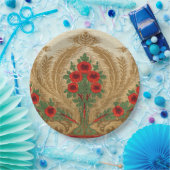 Jugendstil Runde Orangenblüten Sprünge Gestank Pappteller (Party)