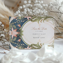 Jugendstil - Save the Date Hochzeit Einladung