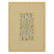 Jugendstil-Schmetterlinge und Orangenbäume 50" x 7