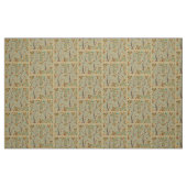 Jugendstil-Schmetterlinge und Orangenbäume Stoff (Fat Quarter (45,7 x 55,9 cm))