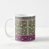 Jugendstil-Schneefall-Blume Muster Tasse (Links)