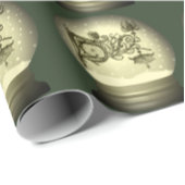 Jugendstil-Schneekugel Geschenkpapier