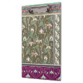 Jugendstil-Schneeschuhwanderung Blume verneuil lil Klemmbrett (Links)