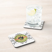 Jugendstil Schokolade co. Werbeaufsicht Getränkeuntersetzer (Rechte Seite)