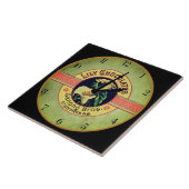 Jugendstil-Schokoladenuhr Unternehmen Keramik Flie Fliese (Seite)