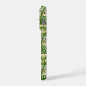 Jugendstil Schwan-Muster – Vintage Botanischer Sch iPhone Hülle (Linke Seite)