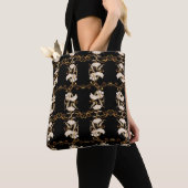 Jugendstil: Schwarz-Gold Vintag. Tasche (Von Nahem)
