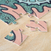 Jugendstil-Seepferde Puzzle (Seite)