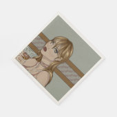Jugendstil Serviette (Ecke)