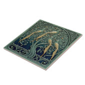 Jugendstil-Singvögel Pat#11 ID1193 Fliese (Seite)