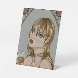 Jugendstil Sockelschild