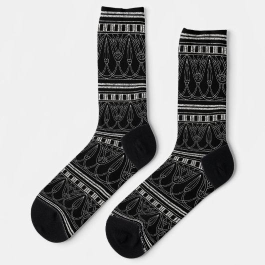 Jugendstil-Socken Socken (Linkes Detail)