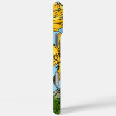 Jugendstil-Sonnenblumen Case-Mate iPhone Hülle (Rückseite / Rechts)