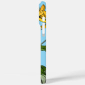 Jugendstil-Sonnenblumen Case-Mate iPhone Hülle (Rückseite / Links)