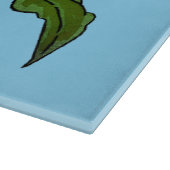 Jugendstil-Sonnenblumen Schneidebrett (Ecke)