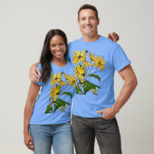 Jugendstil-Sonnenblumen T-Shirt (Unisex)