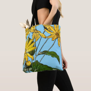 Jugendstil-Sonnenblumen Tasche