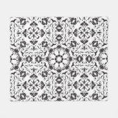 Jugendstil: Stilvolle Vintage Elemente Fleecedecke (Vorderseite (Horizontal))
