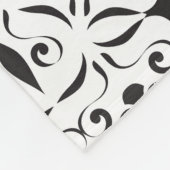 Jugendstil: Stilvolle Vintage Elemente Fleecedecke (Ecke)
