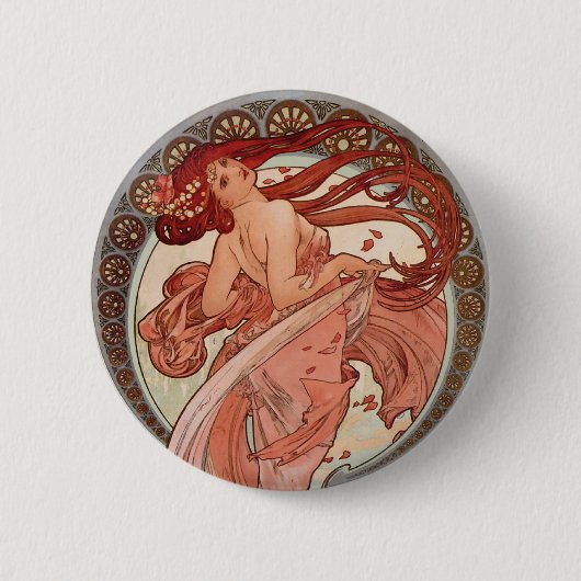 Jugendstil - Tanz Button (Vorderseite)