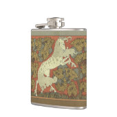 Jugendstil tänzelndes Pferd Flachmann (Links)
