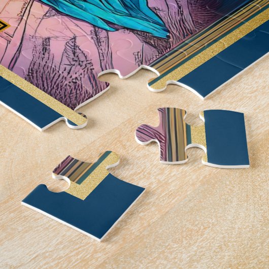 Jugendstil-Tarot, Hohepriester Puzzle (Seite)