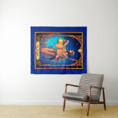 Jugendstil-Tarot-Karte: Der Eingeweihte Wandteppich (Beispiel (Horizontal))