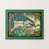 Jugendstil-Tarot-Karte, Die Liebhaber Puzzle (Horizontal)