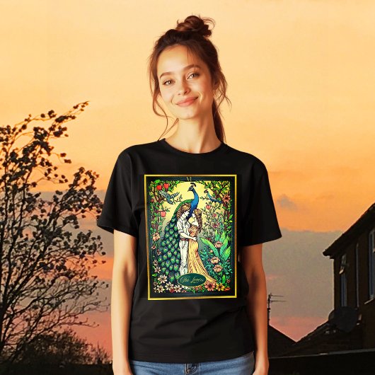 Jugendstil-Tarot-Karte, Die Liebhaber Tri-Blend Shirt