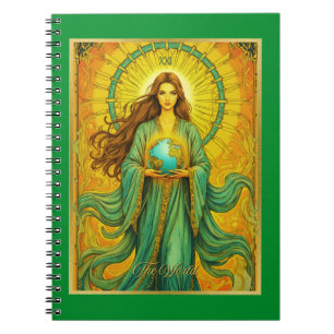 Jugendstil-Tarot-Karte Notizblock