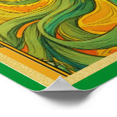 Jugendstil-Tarot-Karte Poster (Ecke)