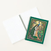 Jugendstil-Tarot-Karte, The Lovers Journal Notizblock (Innenseite)
