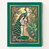 Jugendstil-Tarot-Karte, The Lovers Journal Notizblock (Rückseite)