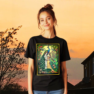 Jugendstil-Tarotkarte, Die Liebenden Tri-Blend Shirt