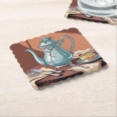 Jugendstil-Teapot Untersetzer Set (angewinkelt)