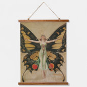 Jugendstil "The Flapper" Frank Xavier Leyendecker Wandteppich Mit Holzrahmen (Vorderseite)