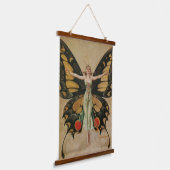 Jugendstil "The Flapper" Frank Xavier Leyendecker Wandteppich Mit Holzrahmen (Gewinkelt)