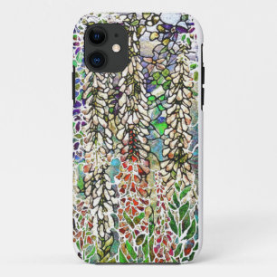 Jugendstil Tiffany Glasmalerei Natur iPhone 11 Hülle